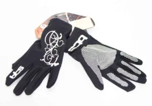 Manusi de toamna BTS dama negru/alb S