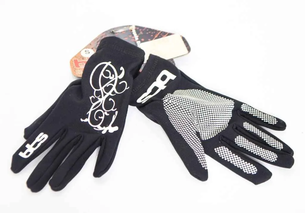 Manusi de toamna BTS dama negru/alb S