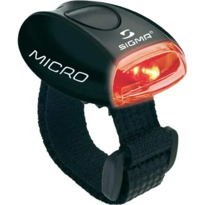 Lampa spate Sigma Micro Negru/LED-Rosu