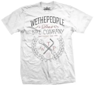 Tricou maneca scurta wtp DAS BIKE alb M 2011