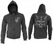 Hanorac wtp SCULL AND CHAINS alb pe negru XL 2011