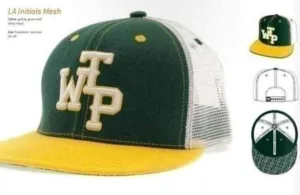 Sapca baseball wtp LAINITIALS mesh galben/verde/alb 2011
