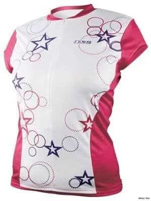 Tricou iXS Esterel Lady MTB-Pro white-red 36