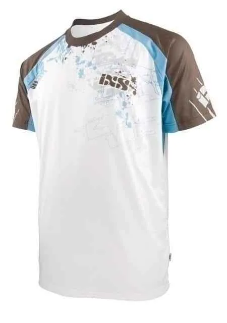Tricou maneca scurta IXS In Deep DH Comp white L