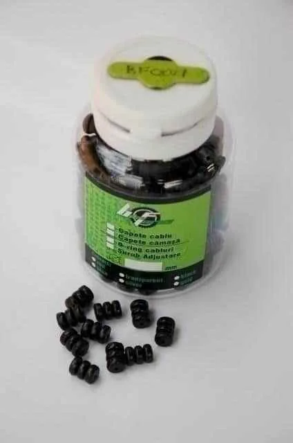 Protectie cablu - pentru cablu de 1 2 mm negru 200 bucati