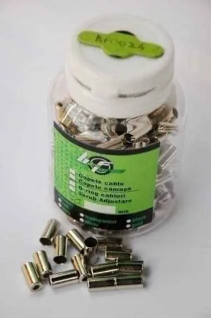 Capac camasa 5 mm D90 - 200 bucati/borcan argintiu