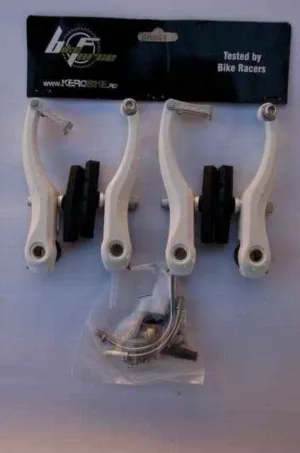 Frana V-brake fata-spate 110 mm alb