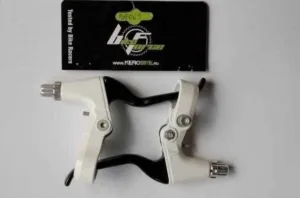 Maneta frana stanga-dreapta 3 degete alb/negru