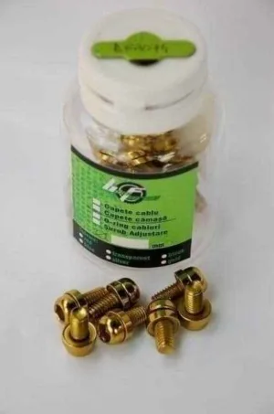 Surub cu cap imbus M6x13 20 bucati auriu