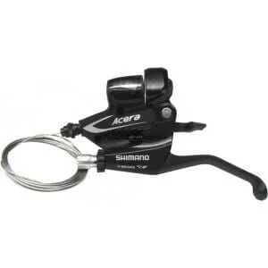 Maneta schimbator/frana Shimano ST-M360-L-2A Acera L 3 viteze Rapid Fire Plus pentru V-brake