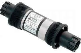 Monobloc Shimano BB-ES25 Shell:BSA68mm Ax tip Splined/Hollow. 126mm