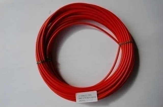 Camasa frana 2P 5 mm x 1m rosu