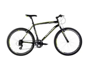 Bicicleta MTB 26 Capriolo Monitor FS barbati negru neon verde 20