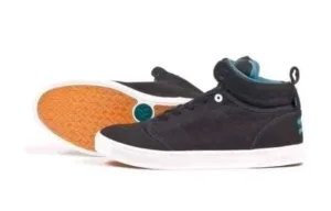 Pantofi Almond Belmont 40.5 black canvas 2012