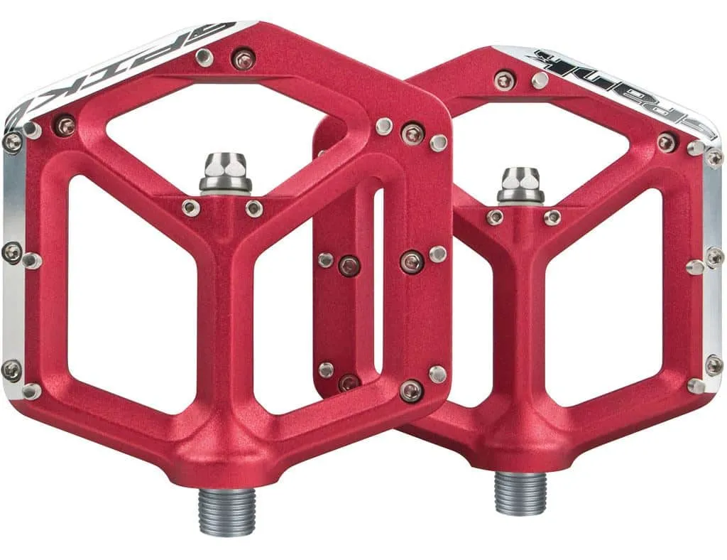 Pedale Spank Spike Flat AM rosu