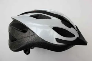 Casca Bikeforce cu vizor BLADE alb Glue-On head lock 6 M