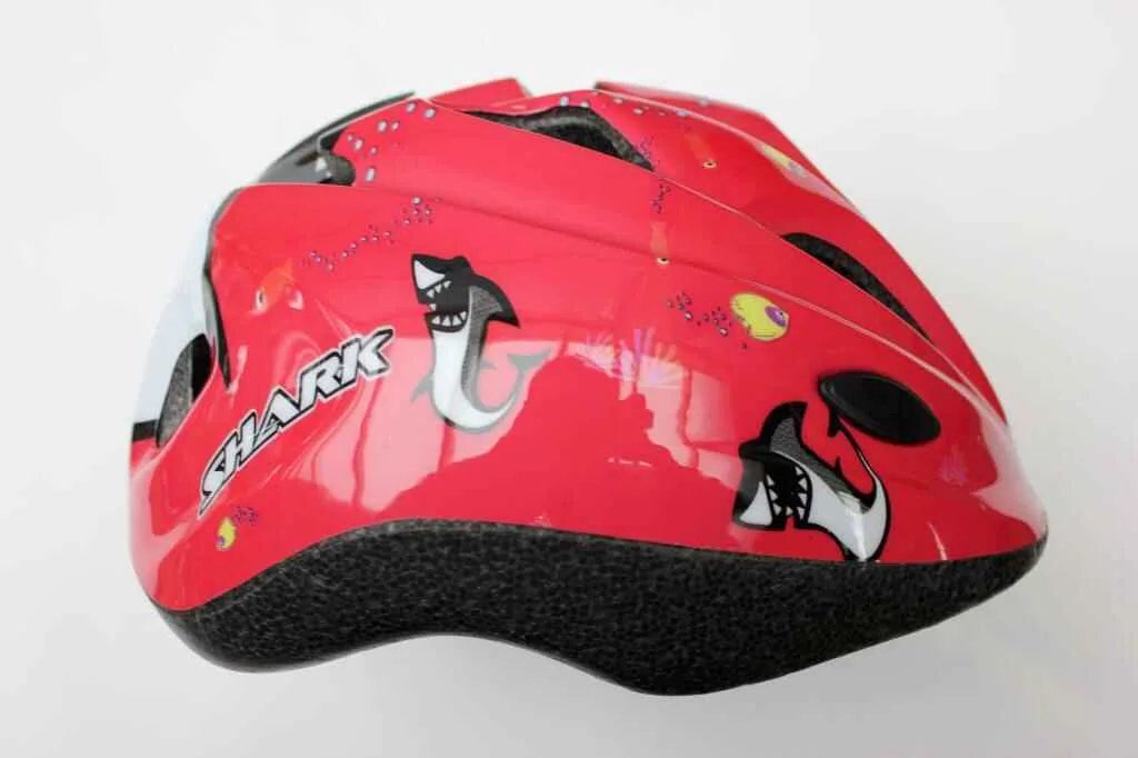 Casca Bikeforce SHARK rosu Glue-On S