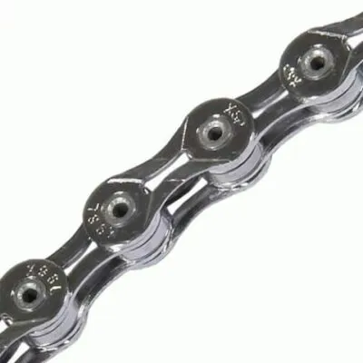 Lant KMC X9 SL 1/2x1/128 9  viteze 116L silver