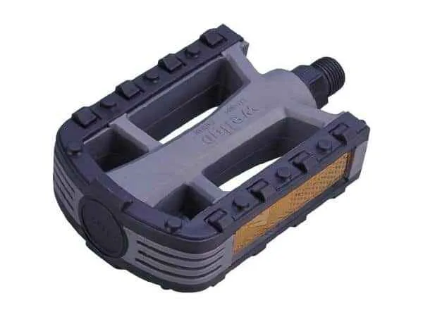 Pedal plastic/cauciuc CITY WELLGO LU-884 ax 14mm cu prisma Krypton