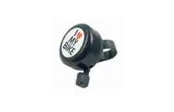 Clopotel I LOVE MY BIKE fixare pe ghidon negru