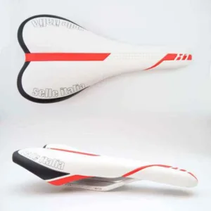 Sa Selle Italia X1 Fec Alloy white-red-black