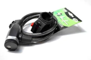 Lacat spiral Bikeforce cu cheie 10x1000mm