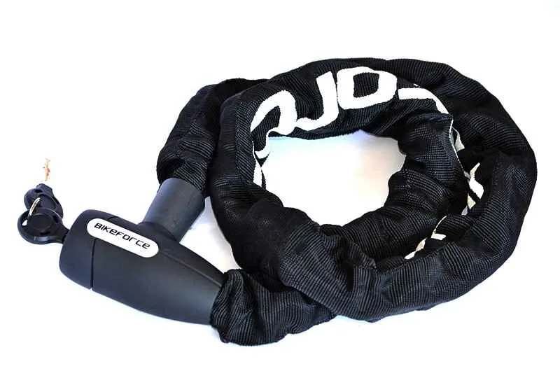 Lacat cu lant Bikeforce cu cheie 10x10x1200mm