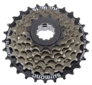 Pinioane pe caseta Shimano CS-HG20 7 viteze 12-28 maro/negru