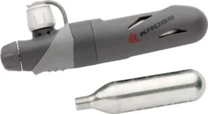 Pompa mini cu CO2 Kross THUNDER silver