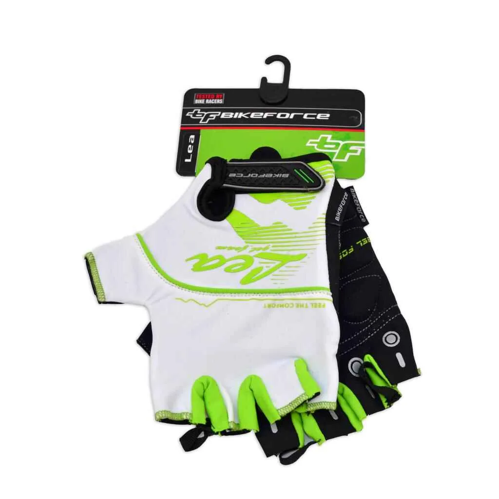 Manusi dama BIKEFORCE Lea alb-verde XS
