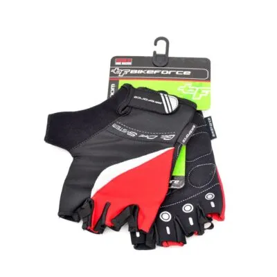 Manusi MTB BIKEFORCE Zoom negru/rosu XS