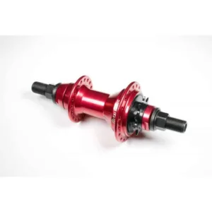 Butuc spate SaltPLUS TRAPEZ 14mm hollow axle 36H RHD rosu 2014