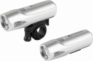 Lampa fata Kross Eclipse 1W LED 3 functii silver