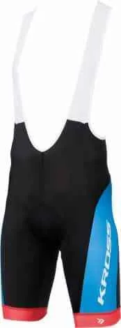 Pantaloni cu bretele Kross PRO blue size S