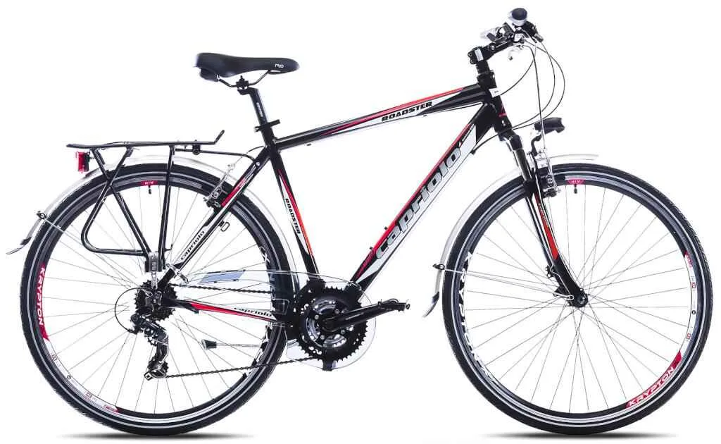 Bicicleta barbati 28 Capriolo Roadster negru rosu 23