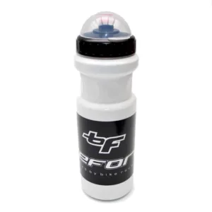 Bidon plastic BikeForce alb/negru 700 ml