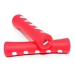 Protectie cablu BikeForce rosu-alb 20 bucati/set