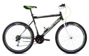 Bicicleta MTB 26 Capriolo Passion barbati alb negru neon verde 21