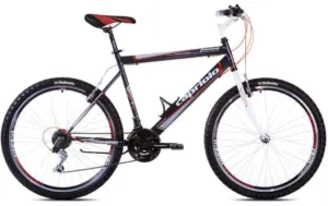 Bicicleta MTB 26 Capriolo Passion barbati alb negru rosu 21