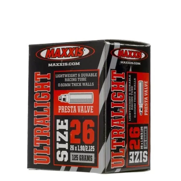 Camera 26X1.90/2.125 FV48 Maxxis Ultralight 0.6mm Presta