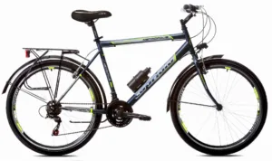 Bicicleta barbati 26 Capriolo Metropolis gri verde 21