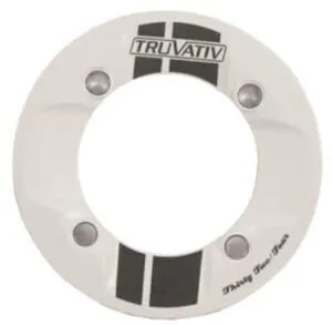 Aparatoare pedalier Rock Guard pentru 32T dist 104 alba negru box
