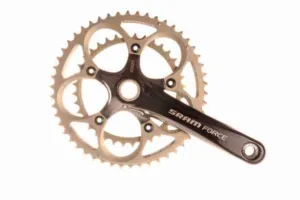 Angrenaj pedalier cursiera Force 53-39T Carb aluminiu7075 brat 17