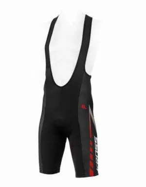 Pantaloni cu bretele Kross Black Edition red size M