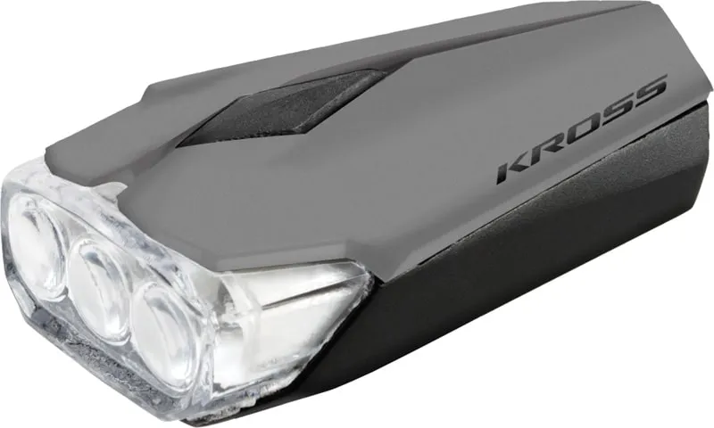 Lampa fata Kross Lumi II 3 LED 2 functii grey
