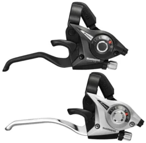 Maneta integrat Shimano Altus ST-EF51 8 viteze Ez-Fire Plus argintiu