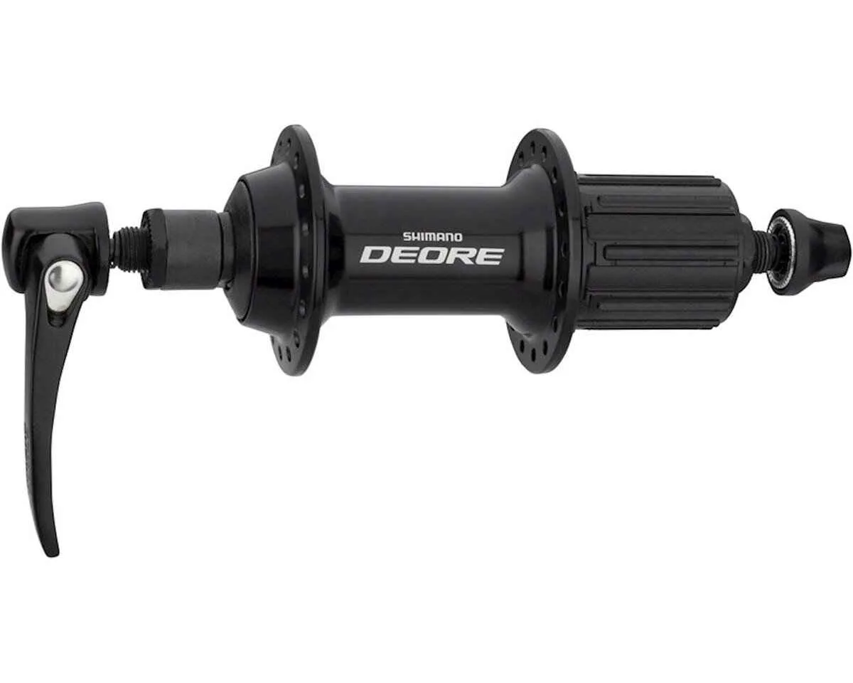 Butuc Spate Shimano Deore FH-T610 L 32H QR 135mm 168mm negru