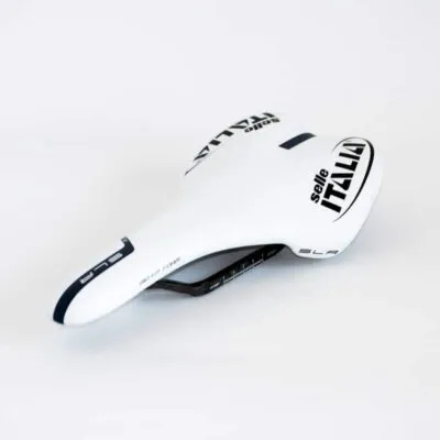 Sa Selle Italia SLR Fibre carbon alb-negru 140gr