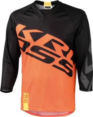 Tricou barbat enduro 3/4 Kross Hyde orange size XL