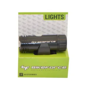 Lampa fata BikeForce Blinder Black 3 functii USB
